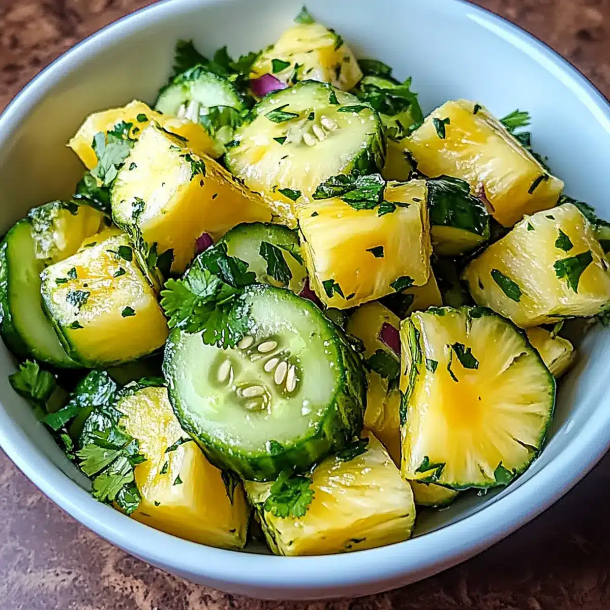 Minute Pineapple Cucumber Salad: Refreshing Summer Side Dish